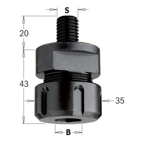 Istukka CMT 796.142.00; S=M14X2 mm