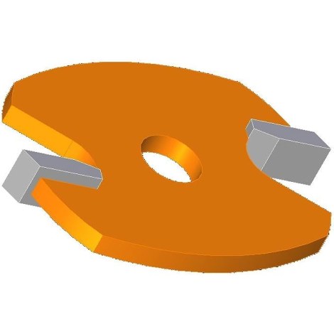 Reitittimen bitin lisävaruste CMT 822.007.11; D=54X8 mm