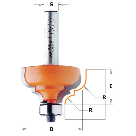 Profiilijyrsin B CMT; S=1/2''; D=28,7 mm