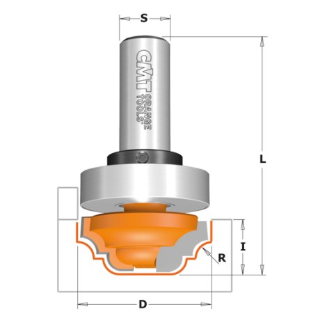 Kourujyrsin CMT 848.850.11; S=12,7 mm; D=34,9 mm