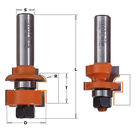 Profiilijyrsin CMT 891.512.11; S=12,7 mm; D=28,7 mm