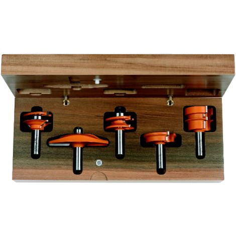 Jyrsinteräsarja  CMT for kitchen; 12 mm; profile C; 5 osat