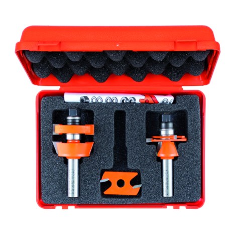 Jyrsinteräsarja  CMT adjustable shaker; 12 mm; 3 osat