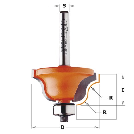 Profiilijyrsin B CMT; S=8 mm; D=38,1 mm; laakereilla