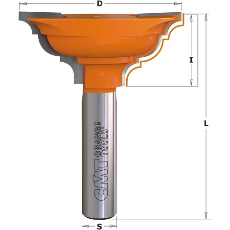 Profiilijyrsin B CMT 967.701.11; 58/25,4/73,5/12 mm