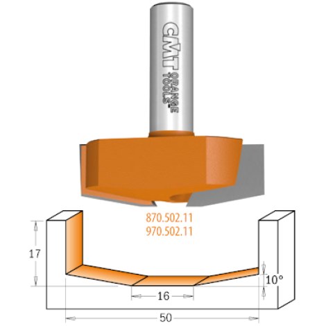 Kourujyrsin CMT; S=12 mm; D=50 mm