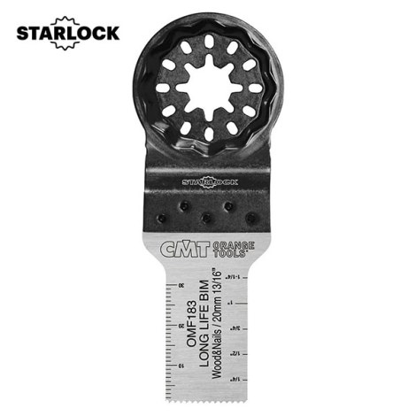 Upotussahanterä CMT OMF183 Wood & Nails Long Life; BiM; 20 mm; 5 kpl.