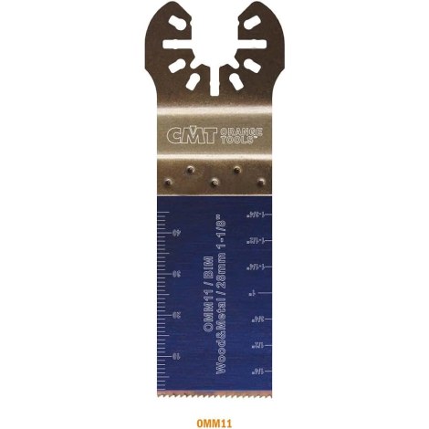 Upotussahanterä CMT OMM11-X5 Wood and Metal; 28 mm; 5 kpl.