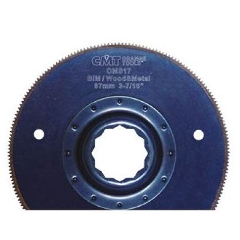 Puolipyöreä segmenttisahanterä CMT OMS17-X1 Wood and Metal; 1 kpl.