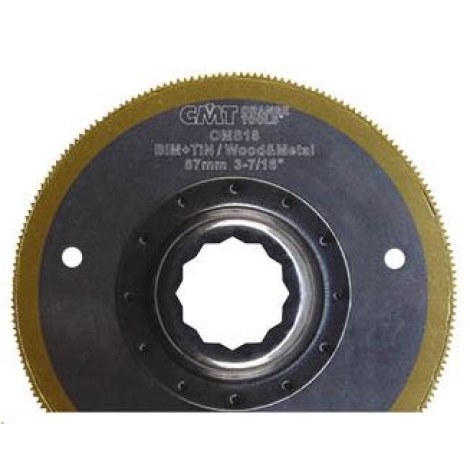 Puolipyöreä segmenttisahanterä CMT OMS18-X1 Wood and Metal; 1 kpl.