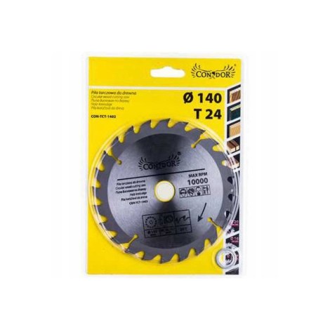 Katkaisuterä puulle Condor CON-TCT-1402; 140 mm; Z24