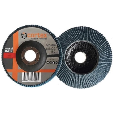Lamellihiomalaikka  Cortex 14012; 125x22,2 mm; P80