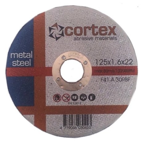 Hiova katkaisulaikka Cortex 18204; 125x1,6x22,2 mm