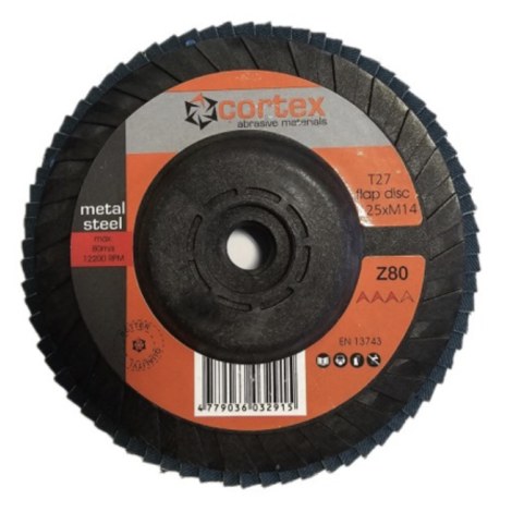 Lamellihiomalaikka  Cortex 30916; 125 mm; P80