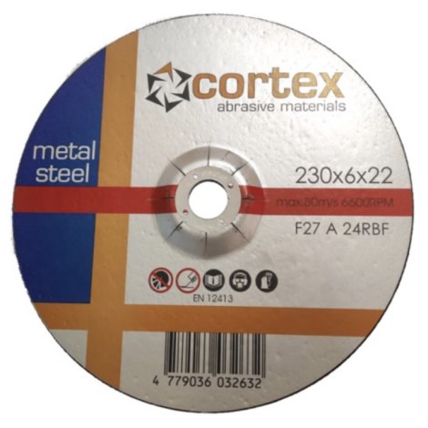 Hiomalaikka Cortex 32102; 230x6,0x22,2 mm