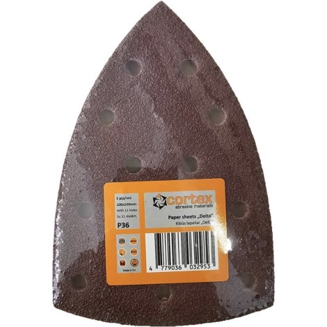 Hiomapaperi Delta -hiomakoneeseen Cortex 35229; 100x150 mm; P36; 5 kpl.