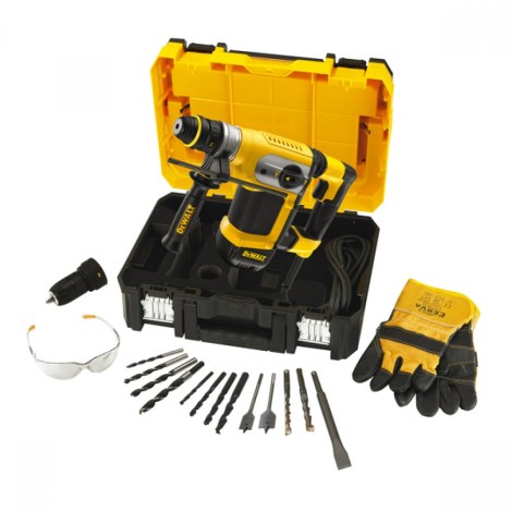 Poravasara DeWalt D25417KT-QS; 4,2 J; SDS-plus + tarvikkeet