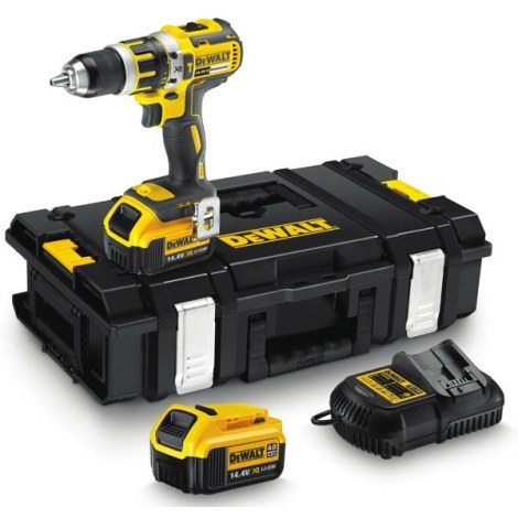 Pora/ruuvinväännin DeWalt DCD737P2-QW; 14,4 V; 2x5,0 Ah akku