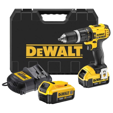 Pora/ruuvinväännin DeWalt DCD785M2; 18 V; 2x4,0 Ah akku