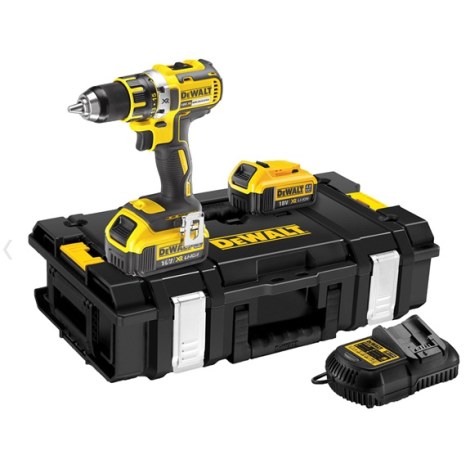 Pora/ruuvinväännin DeWalt DCD790P2K; 18 V; 2x5,0 Ah akku