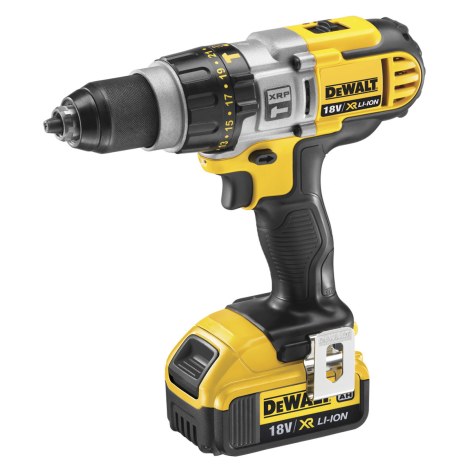 Pora/ruuvinväännin DeWalt DCD985M2; 18 V; 2x4,0 Ah akku