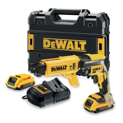 Nauharuuvinväännin DeWalt DCF621D2K; 14,4 V; 2x2,0 Ah akku