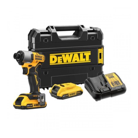 Iskuruuvinväännin DeWalt DCF840D2T; 18 V; 2x2,0 Ah akku