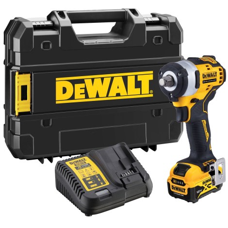Iskumutterinväännin DeWalt DCF901P1-QW; 1/2''; 12 V; 1x5,0 Ah akku