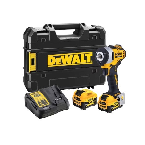 Iskumutterinväännin DeWalt DCF903P2-QW; 12 V; 2x5,0 Ah akku