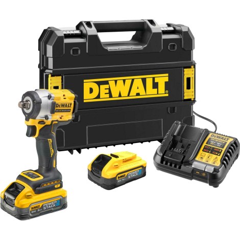 Iskumutterinväännin DeWalt DCF921P2LRT-QW; 1/2''; 18 V; 2x5,0 Ah akku