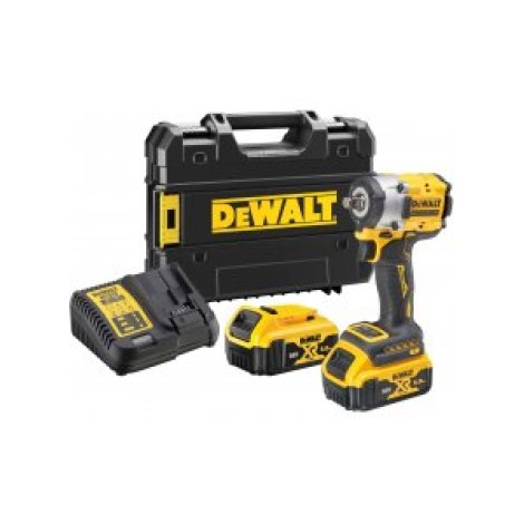 Iskumutterinväännin DeWalt DCF921P2T-QW; 18 V; 2x5,0 Ah akku