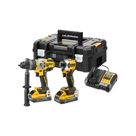Työkalusarja DeWalt DCK2052H2T-QW (DCD999 + DCF850); 18 V; 2x5,0 Ah akku