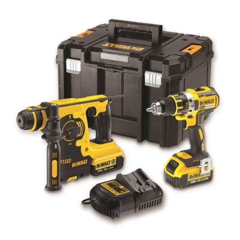Työkalusarja DeWalt DCK273M2T; 18 V; 2x4,0 Ah akku