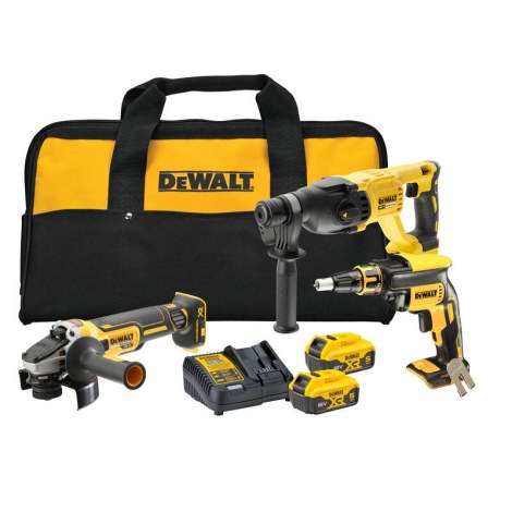 Työkalusarja DeWalt DCK304P2-QW (DCF620 + DCG405 + DCH133); 18 V; 2x5,0 Ah akku