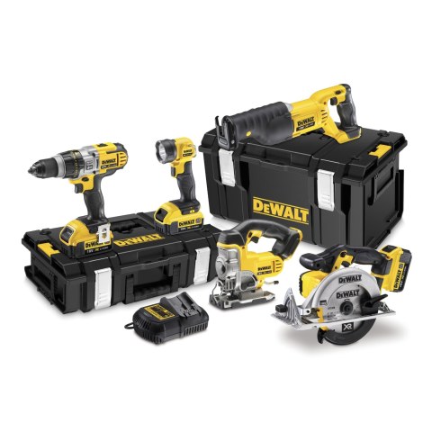 Työkalusarja DeWalt DCK592M3; 18 V; 3x4,0 Ah akku