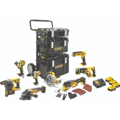 Työkalusarja DeWalt DCK853P4; 18 V; 4x5,0 Ah akku