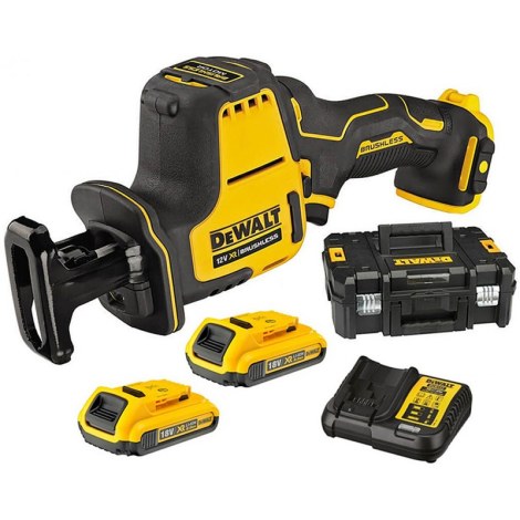Akkupuukkosaha DeWalt DCS312D2-QW; 12 V; 2x2,0 Ah akku