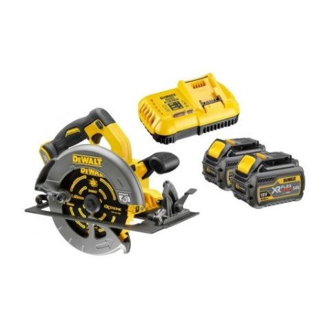 Akkupyörösaha DeWalt FlexVolt DCS575T2; 54 V; 2x6,0 Ah akku