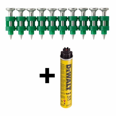 Lankanaulat DeWalt DDF6110049; 50x2,6 mm; 700 kpl. + kaasusylinteri
