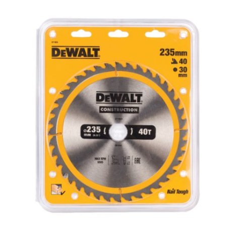Katkaisuterä puulle DeWalt DT1955; 235x30 mm; 40T