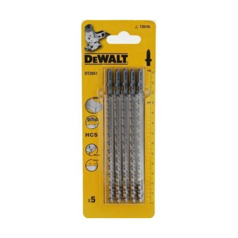 Pistosahanterä DeWalt DT2051-QZ; 132 mm; 5 kpl.