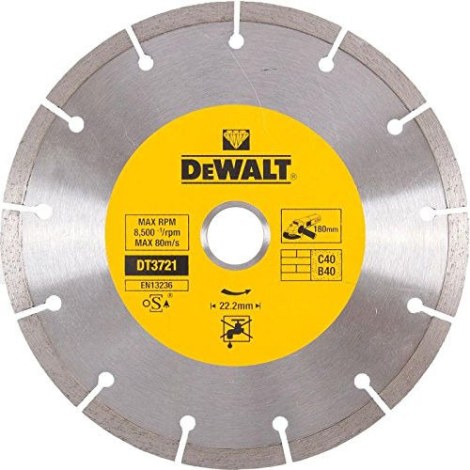 Timanttikatkaisulaikka DeWalt DT3721-QZ; 180 mm