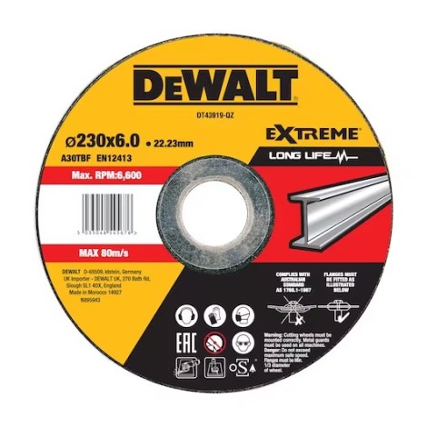Hiova katkaisulaikka DeWalt DT43919-QZ; 230x22,23 mm