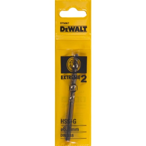 Metalliporanterä DeWalt HSS-G, DIN 338; 6,8x109 mm