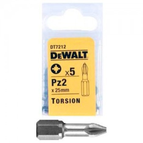 Urakärki DeWalt DT7212; PZ2; 5 kpl.