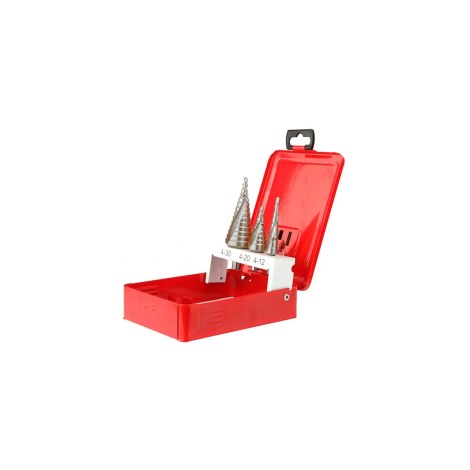 Porrasporanterä Diager 513C; HSS Pro; 4-12/4-20/4-30 mm; 3 kpl.