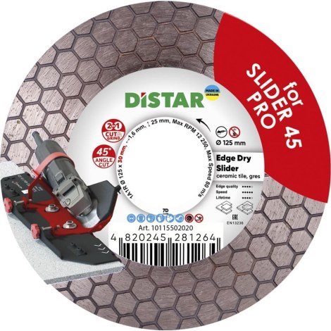 Timanttikatkaisulaikka DISTAR 10115502020; 125x30x1,6 mm