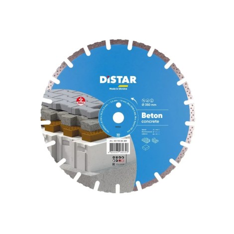 Timanttikatkaisulaikka DISTAR 10170085389; 350x25,4x3,5 mm
