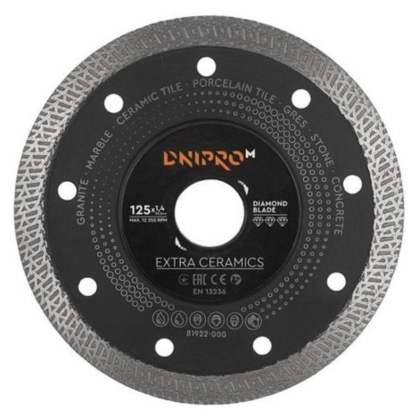 Timanttikatkaisulaikka Dnipro-M 81922000; 125x22,2 mm