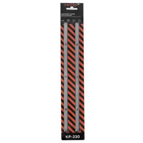 Höylän terät Dnipro-M KP-330; 333x12x1,5 mm; 2 kpl.